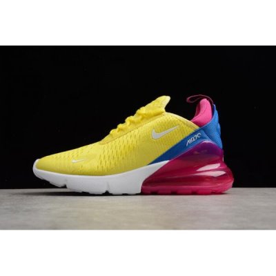 Nike Bayan Air Max 270 Bright Açık Limon / Sarı / Mavi Koşu Ayakkabısı Türkiye - YDJ9EPWU